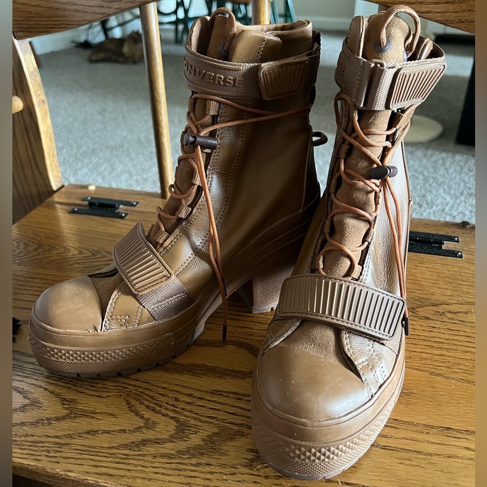 Converse Chuck 70 Deluxe Tan leather Women's Boots